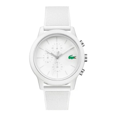 Obrázek Lacoste Chronograph Quarz Uhr für Herren mit Weisses Silikonarmband 2010974