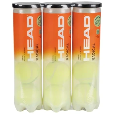 Obrázek Head Radical tenisový míč (3 x 4 kusy) Amazon Exclusive, žlutý