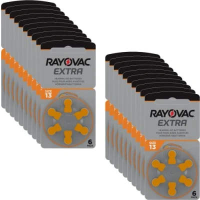 Obrázek 120 x Rayovac Extra Advanced Typ 13 baterie pro naslouchadla