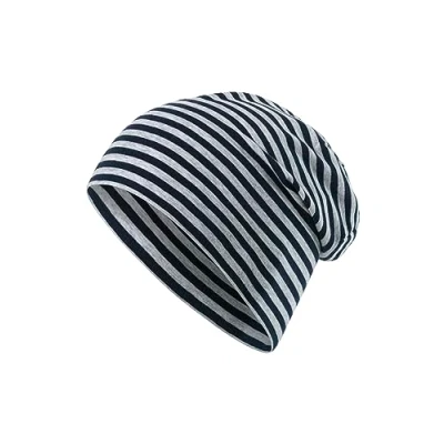 Obrázek Sterntaler Slouch Beanie s pruhovaným vzorem, Námořnická modrá, 53