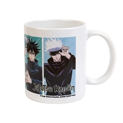 Obrázek Grupo Erik Jujutsu Kaisen High, Teetasse Kaffeetasse Größe : 9,5 cm x 8 Fassungsvermögen 350 ml Offizielle Lizenz