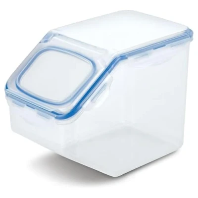 Obrázek LocknLock PP Classic Kitchen Caddy, 257 x 157 191 mm, 5 l, 100% vzduchotěsný, chytrý uzavírací systém, zásobní nádoba, sypná dóza, skladování mouky, dávkovač kukuřičných lupínků