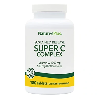 Obrázek Natures Plus Super C Complex 1000 mg (vitamin C) S/R 180 tablet (404 g)