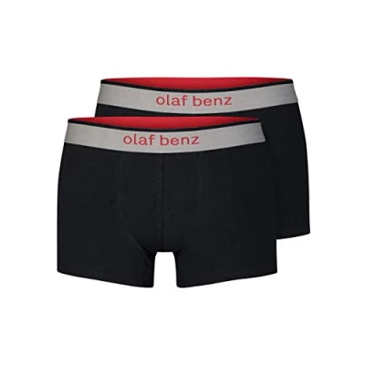 Obrázek Olaf Benz pánské retro šortky balení 2 ks přiléhavý střih černé (OB 1 01023) 48 černá