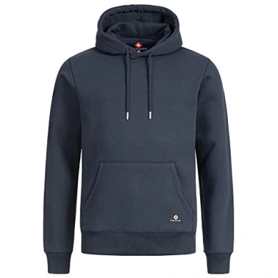 Obrázek Höhenhorn Janga Hoodie pánský pulovr s kapucí mikina z kvalitní bavlny, tmavě modrá