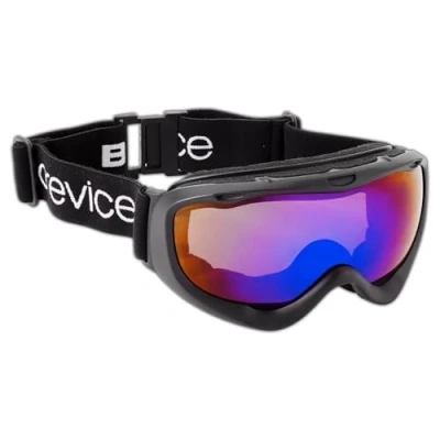 Obrázek Black Crevice Lyžařské brýle pro dospělé s dvojitým zrcátkem, černé/modré, BCR043470 1…
