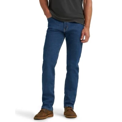 Obrázek Wrangler Authentics Pánské džíny Big &amp; Tall Classic Comfort Waist, Dunkel Stonewash