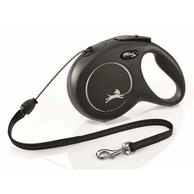 Obrázek Vodítko FLEXI New Classic (M) lanko černé (8m, do 20kg)