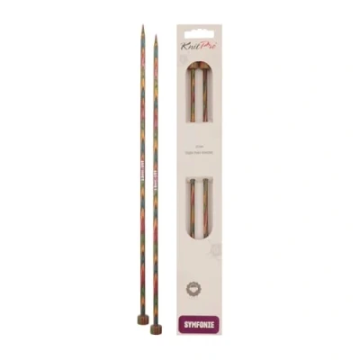 Obrázek KnitPro K20205 pletací jehlice s knoflíkem, Wood, 5,00 mm (20205), 5