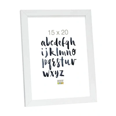 Obrázek Deknudt Frames S44CF1 15.0X20.0 rámeček na obrázky, dřevo/MDF, jednoduchý styl, úzký, 23,2 x 18,2 1,33 cm, bílá
