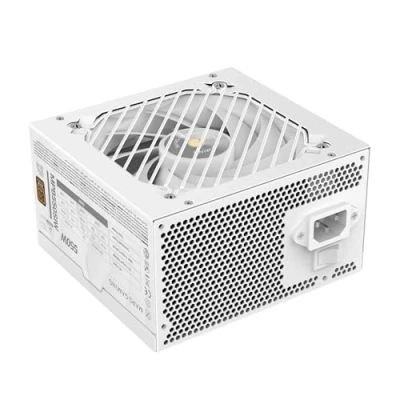 Obrázek Mars Gaming MPB550SI, síťový zdroj PC ATX 550 W, 7 let záruka, 80Plus Bronze 230 V, 90% účinnost, SI Extreme Silence ventilátor s měděným jádrem, technologie AI2 RPM, DC a SMD, bílý