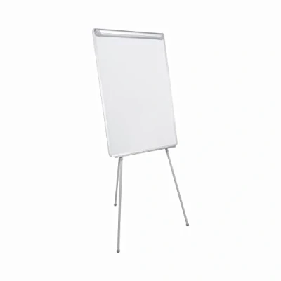 Obrázek Bi Office Trojitá flipchart šedá, nemagnetická, s přihrádkou na tužky