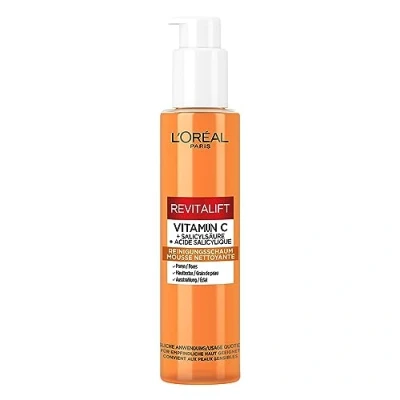 Obrázek L&#039;Oréal Paris Čisticí pěna s vitaminem C pro vyčištěnou a svěží pokožku, kyselinou salicylovou, viditelné výsledky od prvního použití, všechny typy pleti, Revitalift Clinical, 150