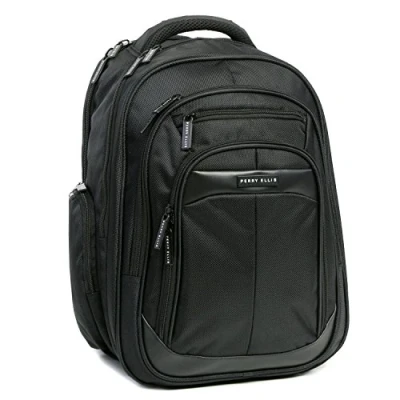 Obrázek Perry Ellis M140 Business Laptop Rucksack, schwarz (Schwarz) PE BP 140