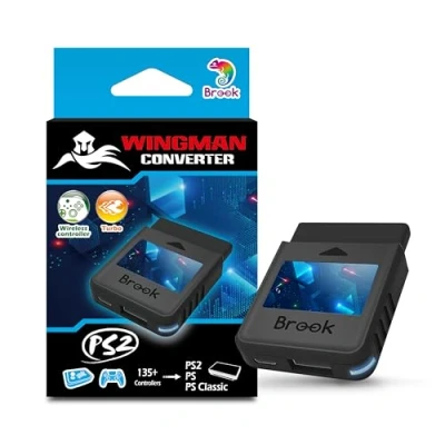Obrázek Brook Wingman PS2 konvertor bezdrátová verze PS4/3 na PS2/1, retro konvertorů PS2/PS1/PS Classic konzole, pro konzoli PS