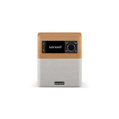 Obrázek sonoro Stream internetové rádio s Bluetooth &amp; DAB Plus (UKW/FM, WLAN, MP3, Spotify, Amazon, Deezer, ochrana proti stříkající vodě) Design kuchyňské javor / bílá