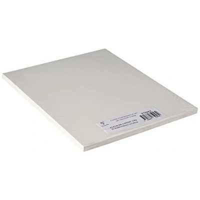 Obrázek Clairefontaine 975054C Papier Fleur de Coton Packung (mit 10 Bögen, 24 x 30 cm, säurefrei, 250 g, geeignet für Kunstdruck und Kunstkollektionen, 100% Hadern, ideal Nasstechniken) naturweiß
