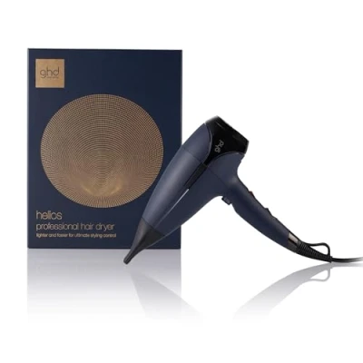 Obrázek ghd Helios Haartrockner, professioneller Föhn für schnelles Styling und Fön Ergebnisse wie vom Friseur mit leistungsstarkem Motor Ionen Technologie glänzende, glatte, Dunkelblau, Standard