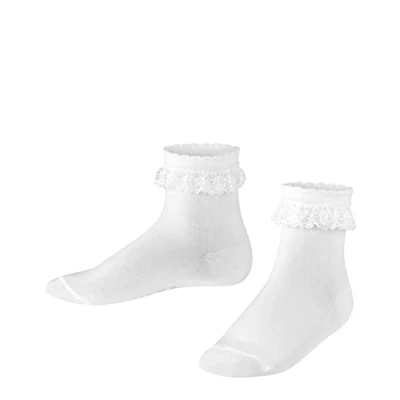Obrázek FALKE Unisex dětské Romantic Lace ponožky prodyšné biologická udržitelná bavlna šetrné k pokožce zesílené slavnostní jemné elegantní s volánkem na lemu, ideální pro přijímání 1 pár
