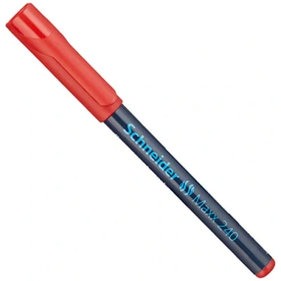 Obrázek psací potřeby Schneider permanentní popisovač Maxx 133, 1 + 4 mm,, červená