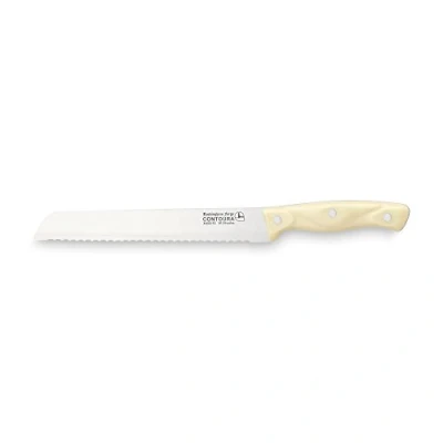Obrázek Rockingham Forge Nůž na chléb RF ESSENTIALS 8139 z ušlechtilé oceli 8&quot; čepel s vlnitým brusem a rukojetí slonovinové kosti