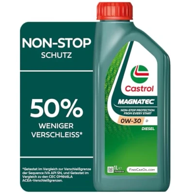 Obrázek Castrol MAGNATEC 0W 30 D motorový olej, 1 l, bianco