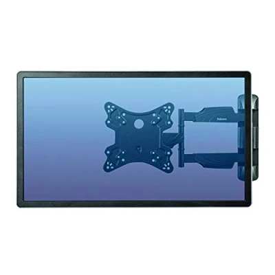 Obrázek Fellowes Nástěnný držák TV/LCD/LED monitoru, Full Motion, pro obrazovky 58,42 cm 139,7 (23 55 palců) a max. 35 kg, černý