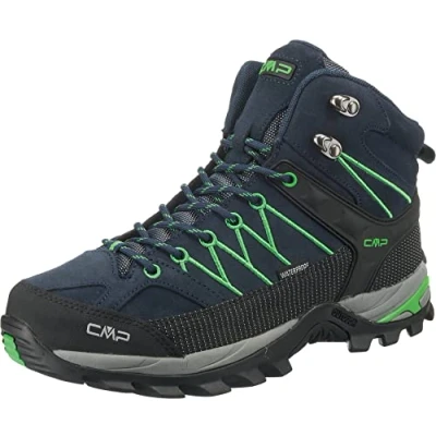 Obrázek CMP Pánské trekingové boty Rigel Mid Shoes Wp, B Blue Gecko