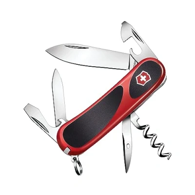 Obrázek Victorinox Švýcarský kapesní nůž, Evolution 10, Multitool, Swiss Army Knife s 13 funkcemi, čepel, otvírák na konzervy, šroubovák 3 mm