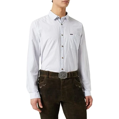 Obrázek Stockerpoint Pánská košile Ryan krojová Regular Fit xl modrá (kouřově kouřově modrá)