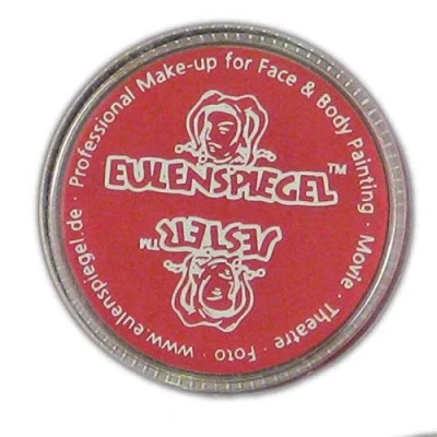 Obrázek Eulenspiegel 505557 krémové líčení, červené, 35 ml, veganské, Halloween, karneval, tématická party