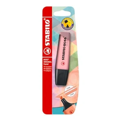 Obrázek Zvýrazňovač STABILO Boss originální pastel jednotlivá tužka růžová
