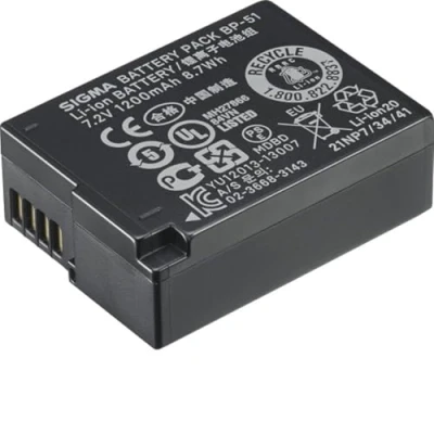 Obrázek Sigma BP 51 Li Ion baterie pro DP1 a DP2 Quattro digitální fotoaparát