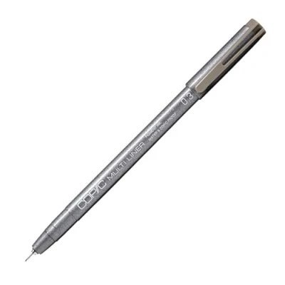 Obrázek COPIC Multiliner 0,3 mm, teplá šedá, fineliner s jemnou špičkou a voděodolným pigmentovým inkoustem