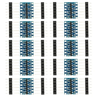 Obrázek AZDelivery 10 x IOT 4kanálový IIC I2C Premium Quality konvertor úrovně obousměrný modul 5 V na 3,3 kompatibilní s Arduino a Raspberry Pi