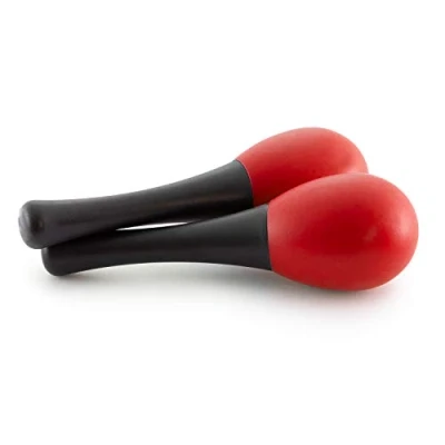 Obrázek TIGER MAR28 RD Mini Egg dětské maracas perkusní šejkr nástroj červený jeden pár