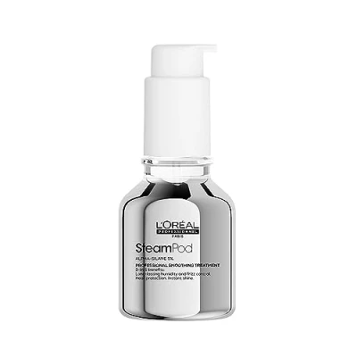 Obrázek L&#039;Oréal Professionnel Žehlicí koncentrát SteamPod pro všechny typy vlasů, použitelný se všemi žehličkami, ochrana před teplem do 230 C a vysokou vlhkostí, proti krepatění, rychlejší styling, 50 ml
