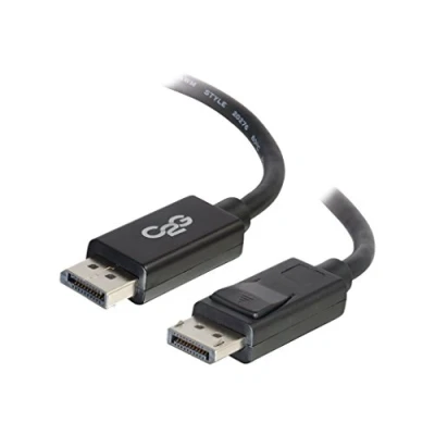 Obrázek C2G DisplayPort Cable with Latches Male to Male, Black (54401) kabel