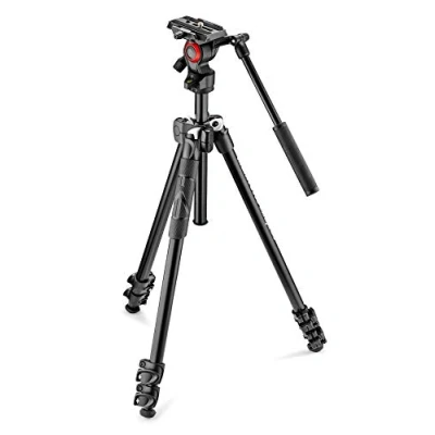 Obrázek Manfrotto mk290lta3 v Kit 290 Lehký stativ s videofloidní hlavou, černý
