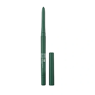 Obrázek 3INA MAKEUP The 24H Automatic Eye Pencil 739 zelená automatická zatahovací oční tužka dlouhotrvající definice vysoce pigmentované ostří a kartáč integrované Vegan Cruelty Free