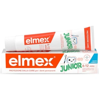 Obrázek elmex Junior Zahnpasta 6 12 Jahre für Kinder, 75 ml