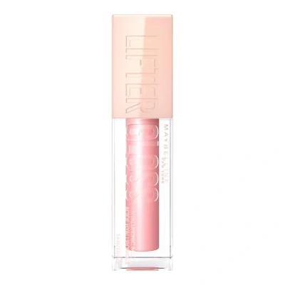 Obrázek Maybelline New York lesklý lesk na rty pro plně působící rty, hydratační, s kyselinou hyaluronovou, Lifter Gloss, barva: č. 006 Reef (růžová), 1 x 5,4 ml