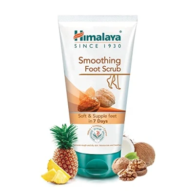 Obrázek Himalájská Herbals Smoothing Foot Scrub with Walnut, Coconut, Pineapple and Aloe Vera 150 ml