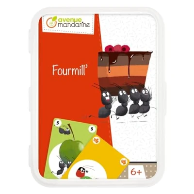 Obrázek Avenue Mandarine CO182C Kartenspiel, geeignert für Kinder ab 5 Jahren, 1 Pack, Fourmi&#039;ll