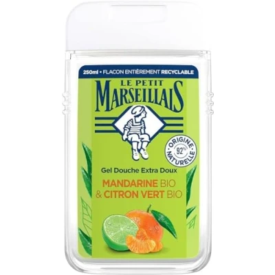 Obrázek Le Petit Marseillais Duschgel, extra weich, Bio Mandarine &amp; Zitrone, 250 ml (Verpackung kann variieren)