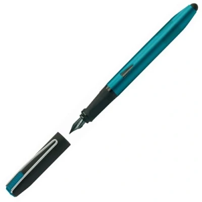 Obrázek Online Füller Switch Plus, plnicí pero &amp; touchpen v jednom, pro tablety a smartphony, multifunkční vč. kombi inkoustové kazety, petrolej, iridium, síla pera F