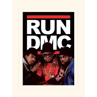 Obrázek Run DMC Drucken, Papier, Mehrfarbig, 30 x 40cm