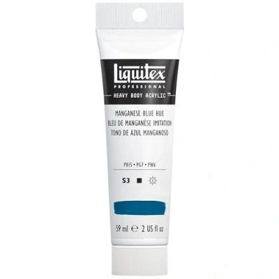 Obrázek Liquitex 1045275 Professional Heavy Body akrylová barva v umělecké kvalitě s vynikající světlostálostí máslovou konzistencí, 59 ml tuba imitace manganové modře.