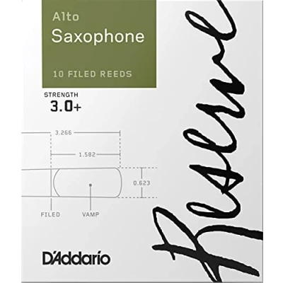 Obrázek D&#039;Addario Reserve listy pro altsaxofon tloušťka 3. 0+ (10 kusů)