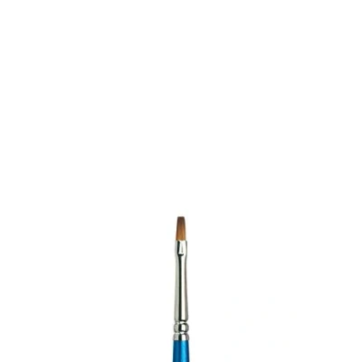 Obrázek Winsor &amp; Newton 5305004 Cotman syntetické vlasy akvarelový štětec série 555, plochý štětec, dlouhá rukojeť s vynikající pružností, barevnou nosností a přesností bodů č. 4, 3,6 mm